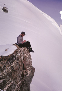 John, journaling in Antarctica – 1964